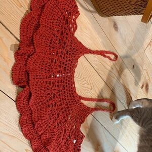 Free People Crochet Crop Top